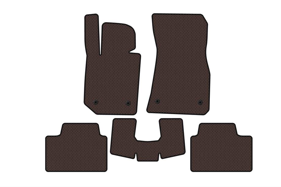 BMW 3 Series G20/G21 2018- Rubber Floor Mats Carsuit (Brown) Image