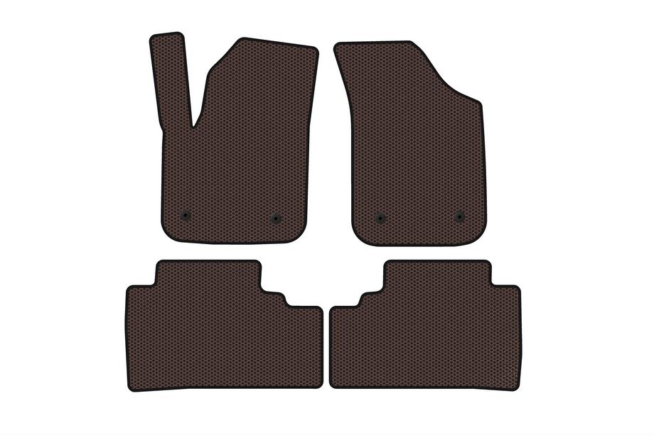 Buick Envision 2014-2020 Rubber Floor Mats Carsuit (Brown) Image