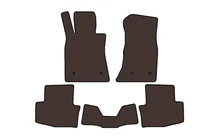 Cadillac ATS 2012-2019 Rubber Floor Mats Carsuit (SD, Brown) photo 1
