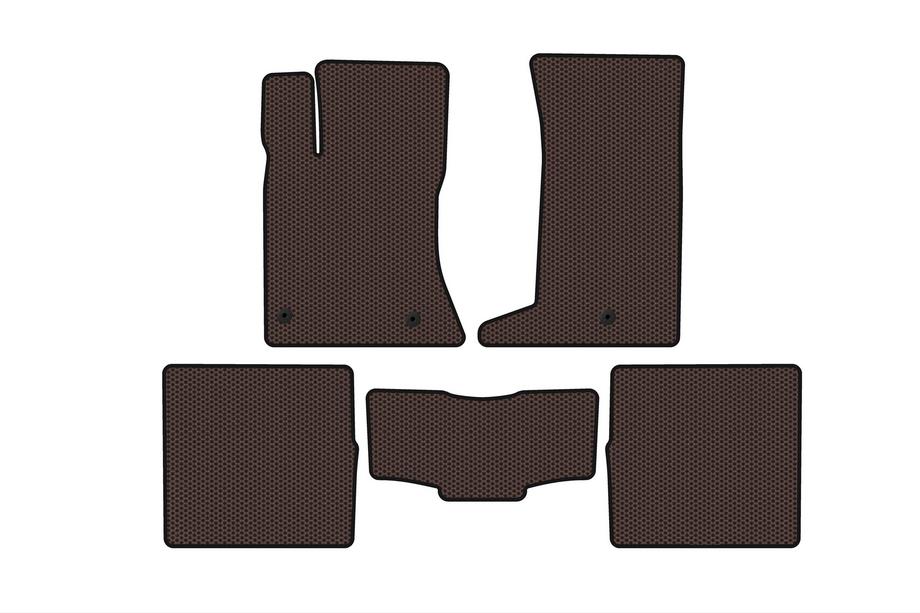 Cadillac SRX 2004-2009 Rubber Floor Mats Carsuit (brown) Image