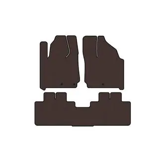 Rubber Floor Mats Carsuit (brown) photo 1