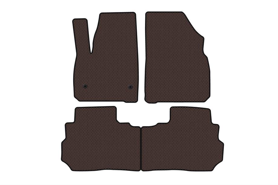 Cadillac XT5 2016- Rubber Floor Mats Carsuit (Brown) Image