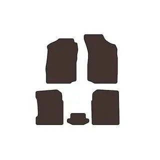 Rubber Floor Mats Carsuit (Brown)