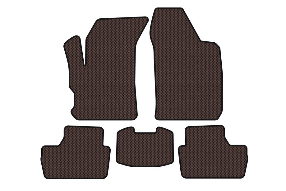 Chery Beat 2009-2015 Rubber Floor Mats Carsuit (Brown) Image