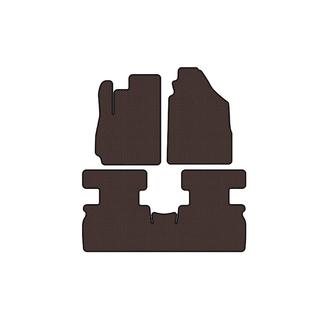 Rubber floor mats Carsuit (2 rows, brown) Jetour X70 2018- photo 1