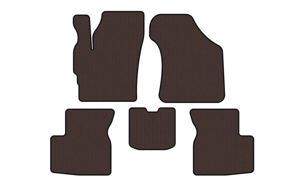 Chery QQ 2003-2022 Rubber Floor Mats Carsuit (Brown) Image