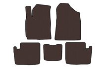 Chery Tiggo 1 2005-2016 Rubber floor mats Carsuit (2005-2009, brown) photo 1