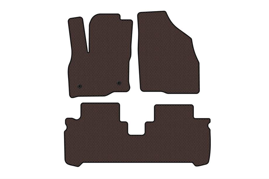 Chevrolet Bolt 2016-2023 Rubber Floor Mats Carsuit (Brown) Image