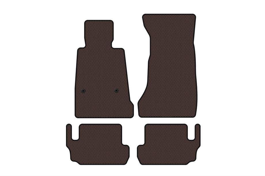Chevrolet Camaro 2015- Rubber Floor Mats Carsuit (Brown) Image