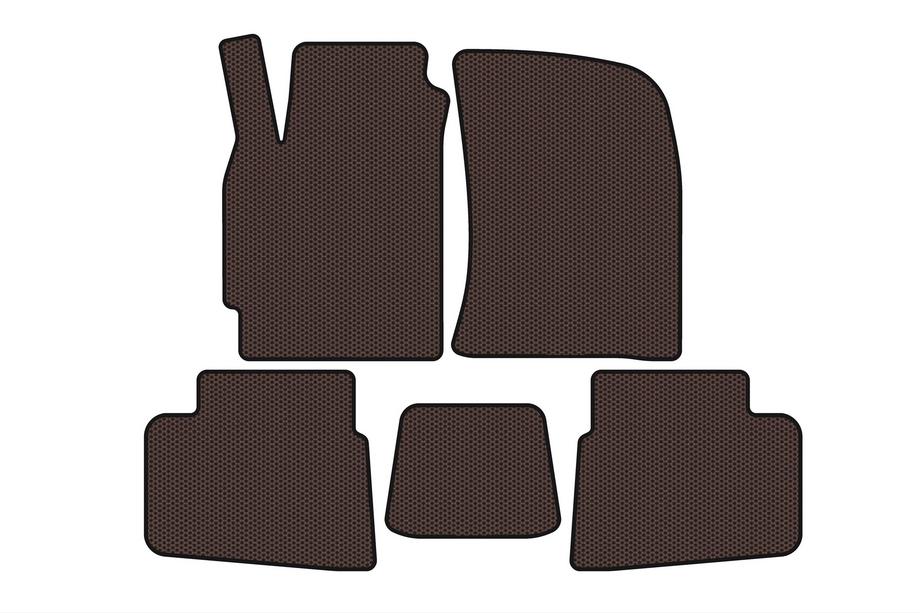 Chevrolet Evanda 2000-2006 Rubber Floor Mats Carsuit (Brown) Image