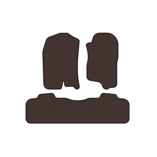 Rubber floor mats Carsuit (2 rows, 2007-2014, brown) photo 1