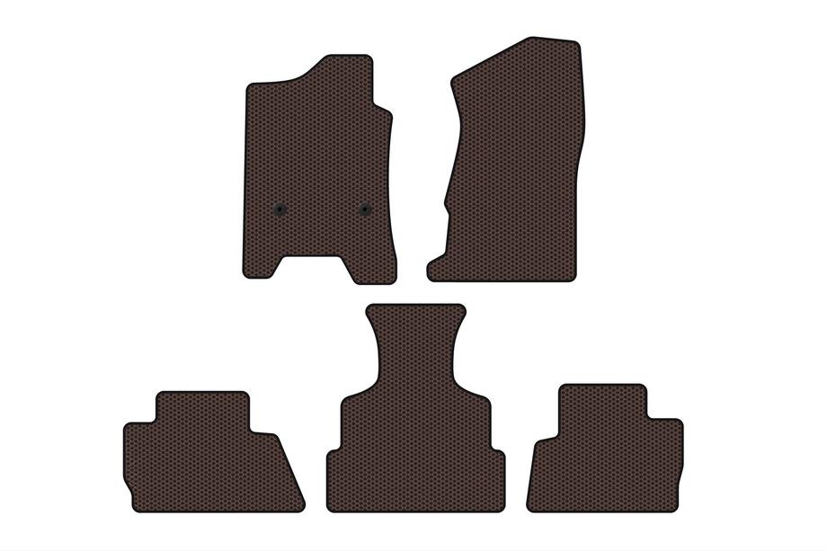 Chevrolet Tahoe 2014-2019 Rubber floor mats Carsuit (2014-2020, brown) Image