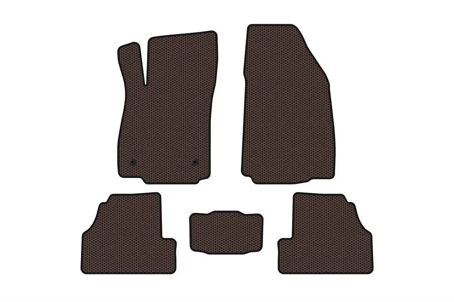 Chevrolet Trax 2012-2023 Rubber floor mats Carsuit (2012-2019, brown) Image