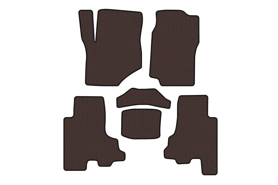 Chevrolet Trailblazer 2002-2012 Rubber Floor Mats Carsuit (Brown) Photo 1