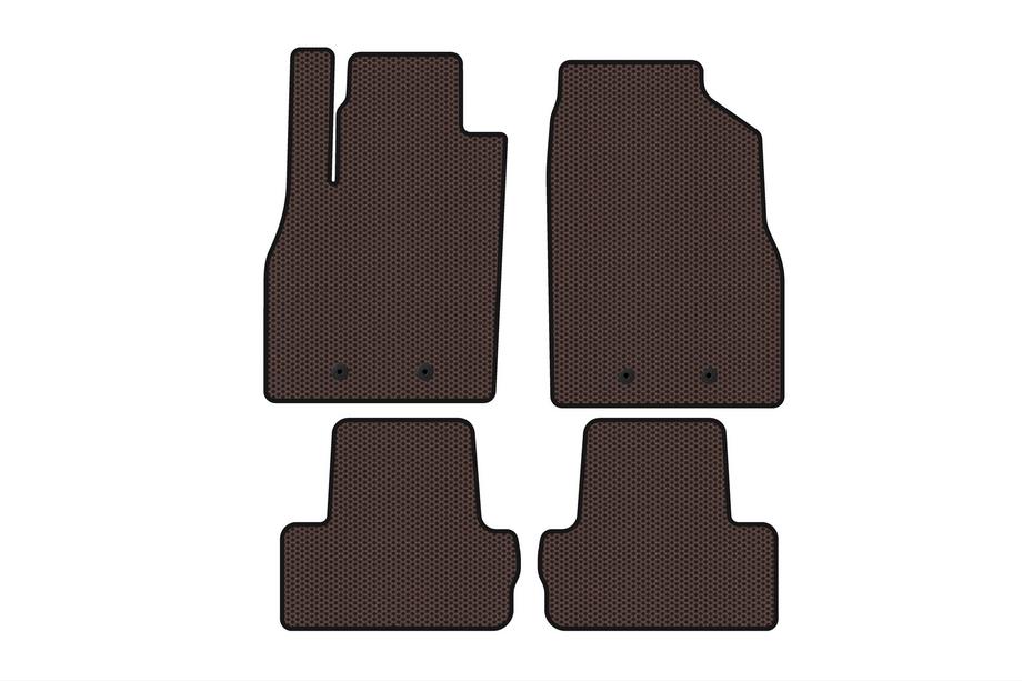 Chevrolet Volt 2010-2016 Rubber Floor Mats Carsuit (Brown) Image