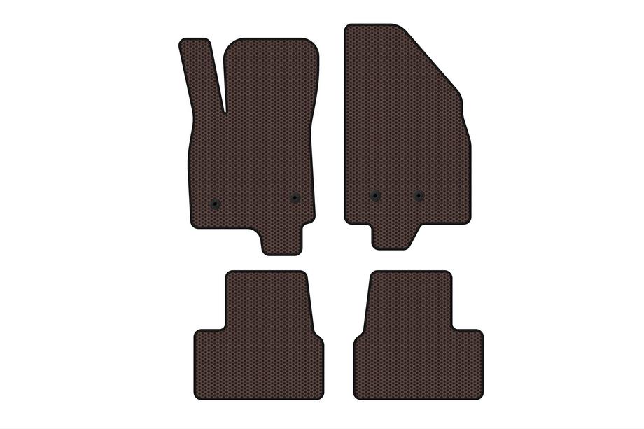 Chevrolet Volt 2016-2019 Rubber Floor Mats Carsuit (Brown) Image