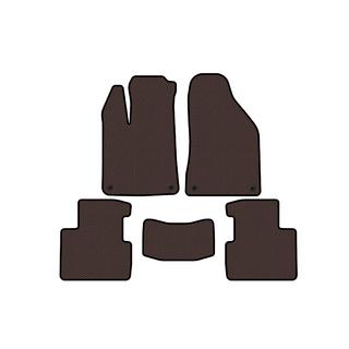 Rubber Floor Mats Carsuit (SD, Brown) Chrysler 200 II 2014-2017 photo 1