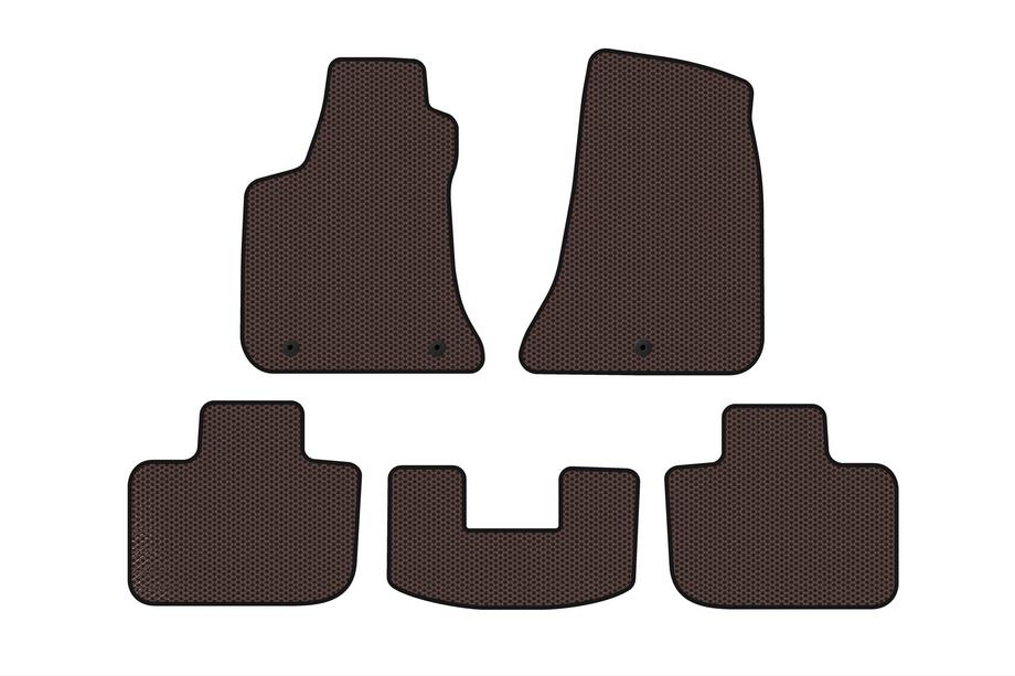 Chrysler C300 2011-2023 Rubber Floor Mats Carsuit -CRYS-041 V1 (Brown) Image