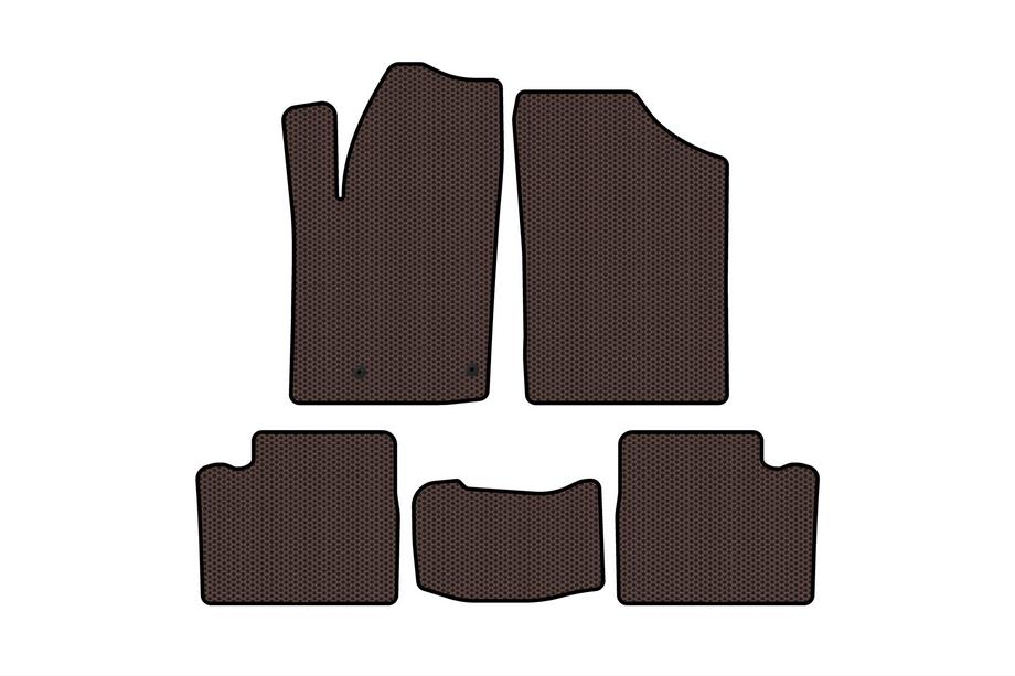 Citroen Berlingo 1996-2008 Rubber Floor Mats Carsuit (Brown) Image