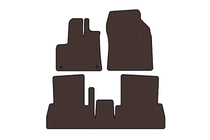 Citroen Berlingo/Multispace 2018- Rubber floor mats Carsuit (manual transmission, brown) photo 1