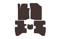 Citroen C-1 2014-2021 Rubber floor mats Carsuit (HB, brown) photo 1