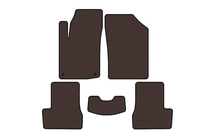 Citroen C-3 2009–2016 Rubber floor mats Carsuit (HB, brown) photo 1