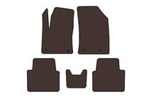 Citroen C-3 Aircross 2017-2024 Rubber Floor Mats Carsuit (Brown) photo 1