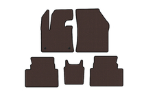 Citroen C5 Aircross 2017-2025 Rubber floor mats Carsuit (Floor-mounted accelerator, brown) photo 1