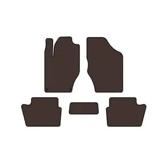 Rubber Floor Mats Carsuit (HB, Pre-Facelift, Brown) photo 1