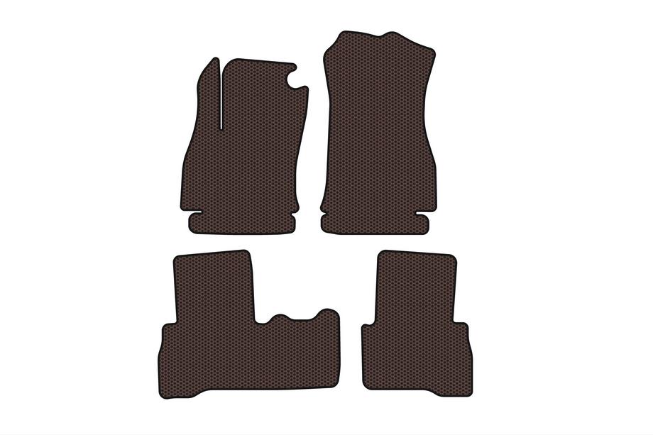 Citroen Nemo 2007-2017 Rubber Floor Mats Carsuit (Brown) Image
