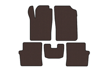 Citroen Xsara II 2000-2006 Rubber floor mats Carsuit (HB, 5-door, brown) photo 1