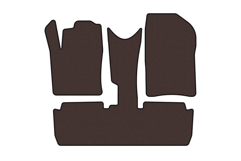 Citroen Xsara Picasso 1999-2012 Rubber floor mats Carsuit (Pre-facelift, brown) Photo 1