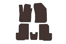 Dacia Lodgy 2012-2022 Rubber floor mats Carsuit (2 rows, 7-seater, brown) photo 1