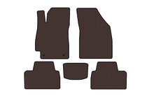 Daewoo Nubira 1997-1999 Rubber Floor Mats Carsuit (SD, Brown) photo 1