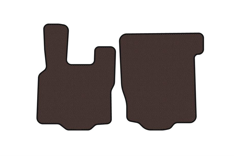 DAF XF105 2005-2013 Rubber Floor Mats Carsuit (Brown) Image