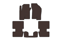 Dodge Caliber 2006-2011 Rubber floor mats Carsuit (HB, brown) photo 1