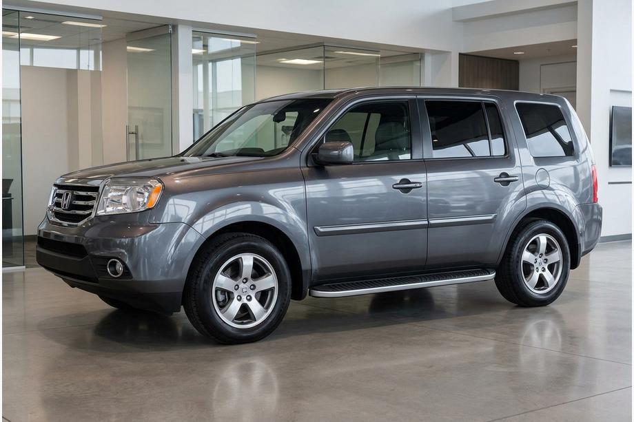 Honda Pilot 2008-2015 Side Steps Tayga Grey (2 pcs, Aluminum) Image