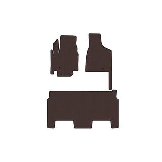 Rubber Mats Carsuit (2008-2020, 2 Rows, 8-Seater/SXT Trim, Brown) Dodge Grand Caravan V 2008-2020 photo 1