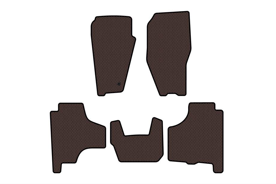 Dodge Nitro 2006-2011 Rubber Floor Mats Carsuit (Brown) Image