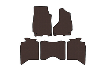 Dodge RAM (DS/DJ/D2) 2009–2024 Rubber floor mats Carsuit (2013+, 5-seater, brown) photo 1