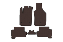 Fiat 500/500L 2013-2022 Rubber floor mats Carsuit (HB, Electric, brown) photo 1