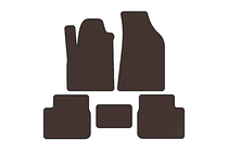 Fiat Bravo 2008-2016 Rubber Floor Mats Carsuit (Brown) photo 1