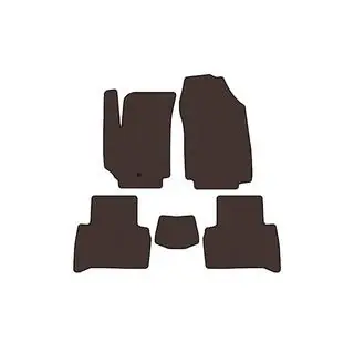 Rubber floor mats Carsuit (2007-2010, SW, brown)