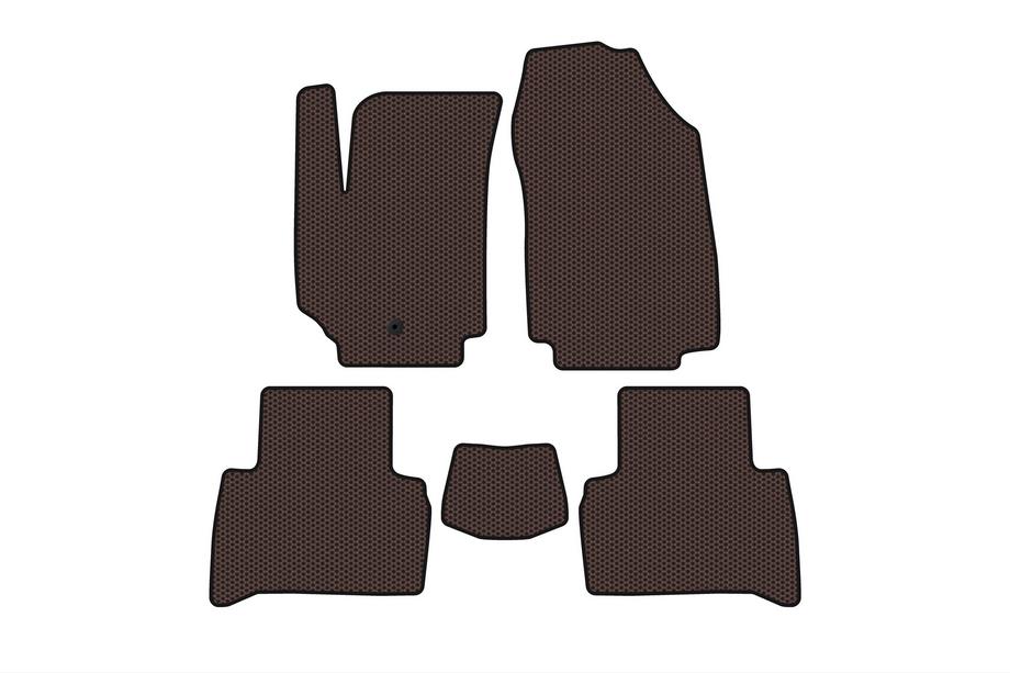 Fiat Croma 2005-2010 Rubber floor mats Carsuit (2007-2010, SW, brown) Image