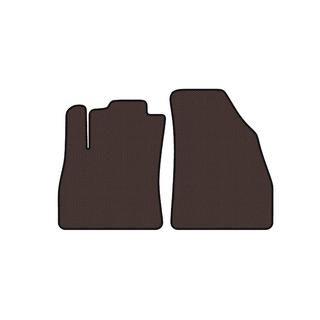 Front Rubber Floor Mats Carsuit (Brown) Fiat Fiorino/Qubo 2008-2024 photo 1