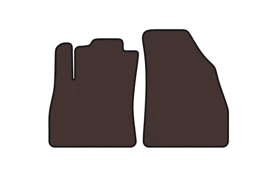 Fiat Fiorino/Qubo 2008-2024 Front Rubber Floor Mats Carsuit (Brown) Image