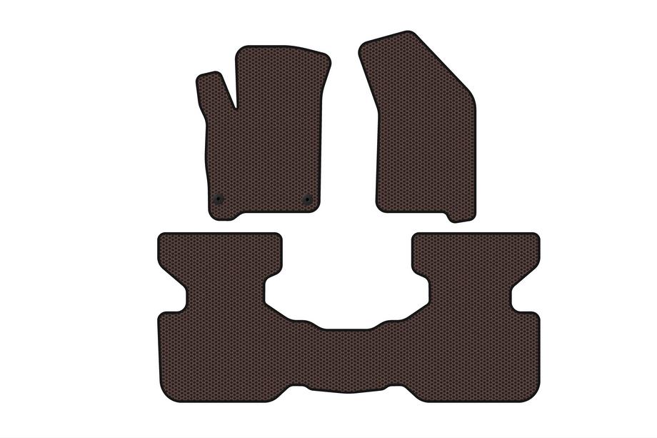 Fiat Freemont 2011-2016 Rubber floor mats Carsuit (2011-2016, brown) Image