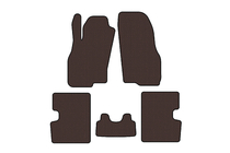 Fiat Punto Grande/EVO 2006-2018 Rubber Floor Mats Carsuit (HB, 5-Door, Pre-Facelift, Brown) photo 1
