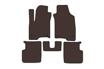 Fiat Panda 2011-2023 Rubber Floor Mats Carsuit (Brown) photo 1