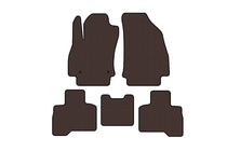 Fiat Fiorino/Qubo 2008-2024 Rubber Floor Mats Carsuit (For Qubo 2008-2016, Brown) photo 1